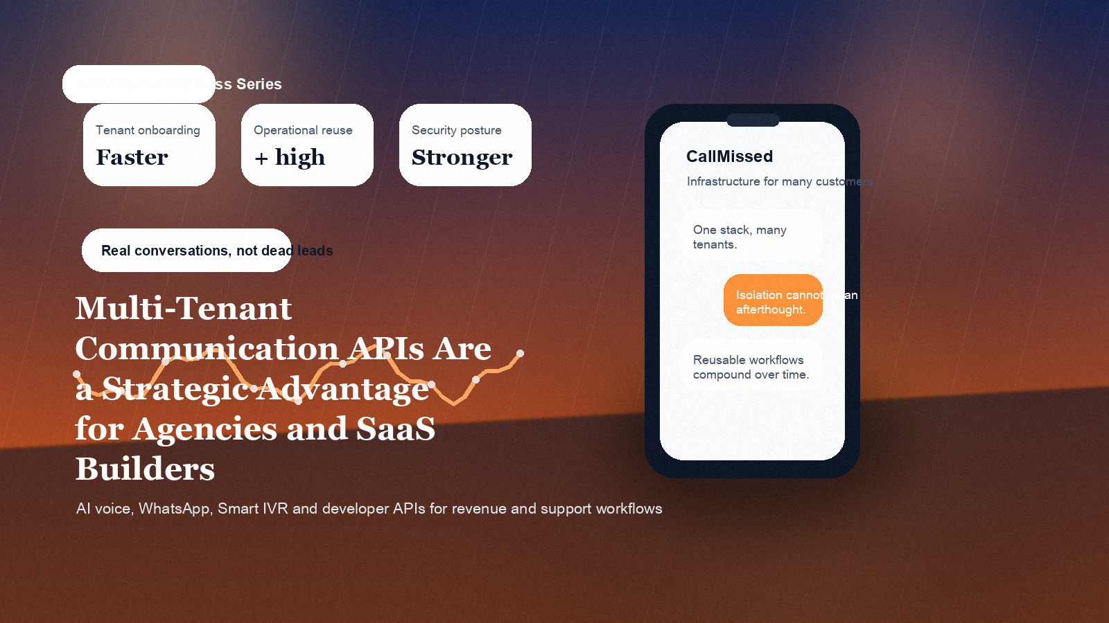 Editorial cover for Multi-Tenant Communication APIs Are a Strategic Advantage for Agencies and SaaS Builders
