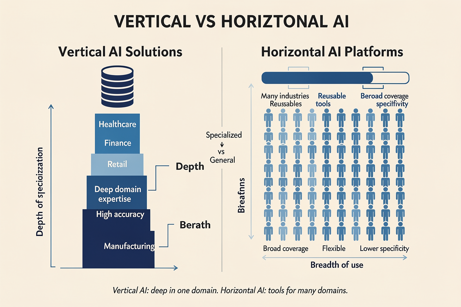 Vertical depth beats horizontal breadth