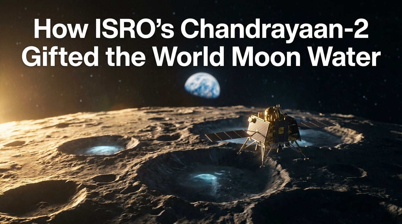 How ISRO’s Chandrayaan-2 Gifted the World Moon Water: The Orbiter That Changed Lunar Science Forever