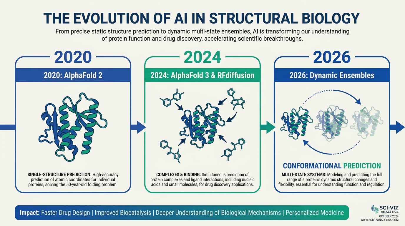 Background & Context: The Road from AlphaFold 2 to Structural Dynamics