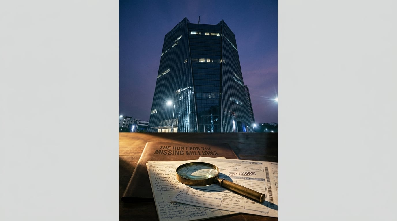 Cover image: A Fallen Indian Tech Star and the Hunt for Its Missing Millions