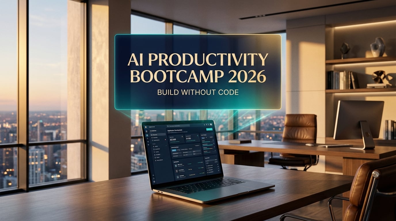 The Best AI Productivity Bootcamp for Professionals in 2026: Set Up Your AI Assistant & Build Apps Without Code