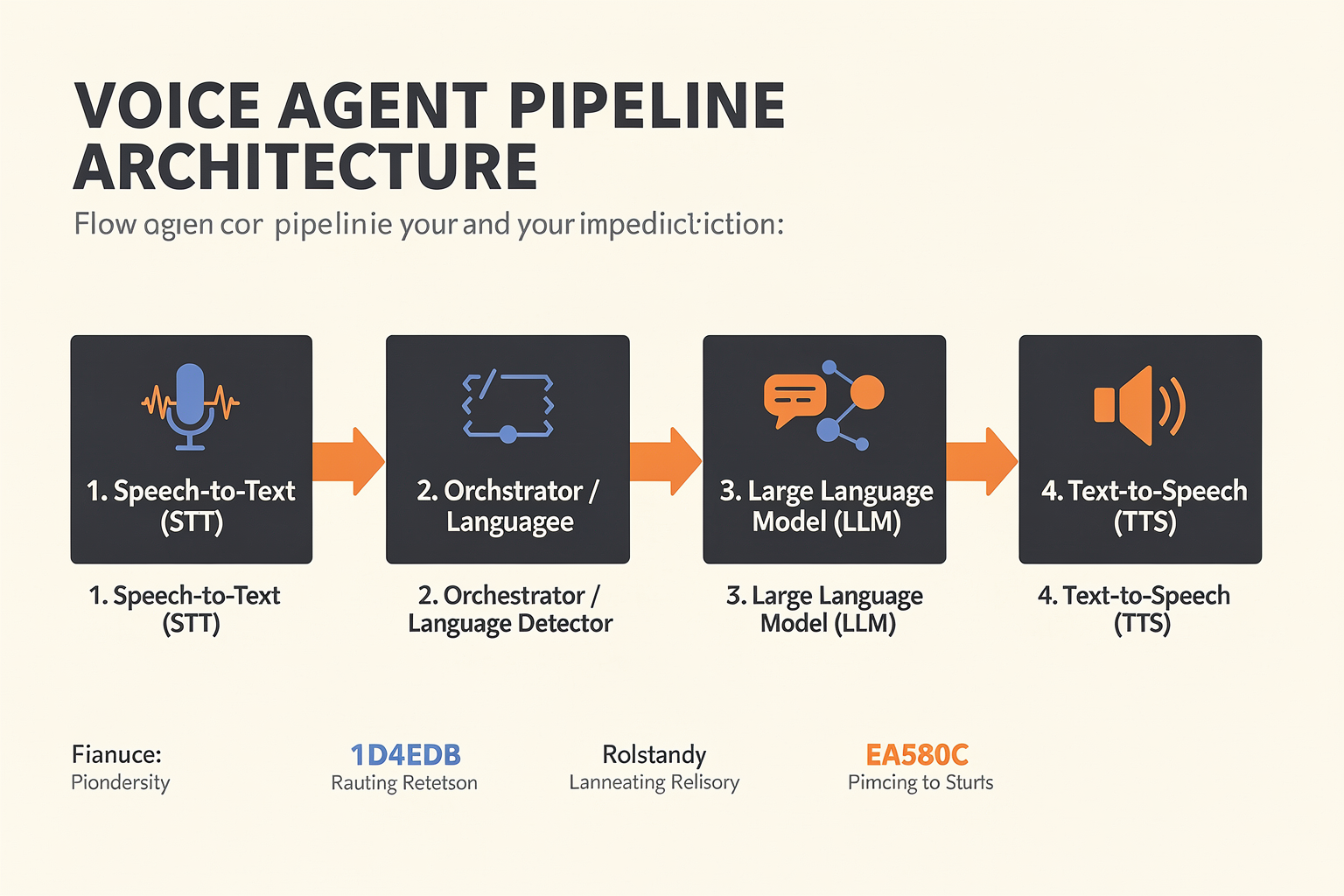 Key Architectural Components: STT, LLM, and TTS Orchestration