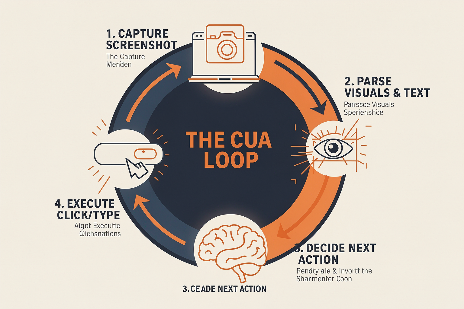 How Computer Use Agents Work: The Perception-Action Loop