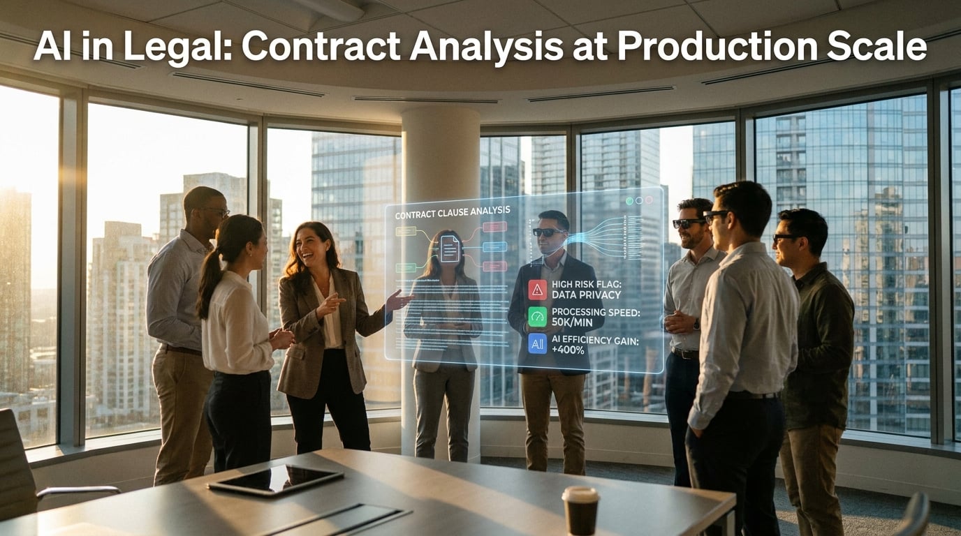 Cover image: AI in Legal: Contract Analysis at Production Scale