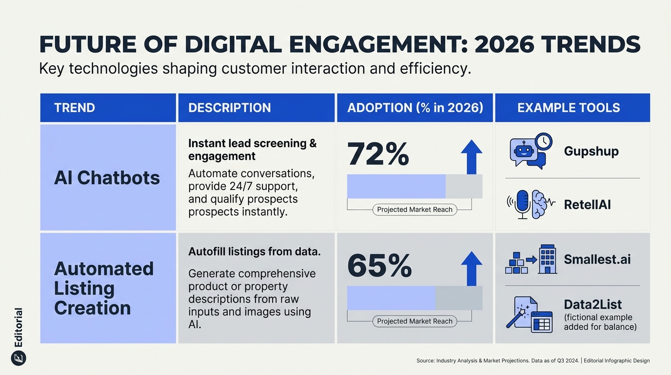 Key Developments: AI Trends Shaping Lead Qualification & Listing Generation (TABLE)