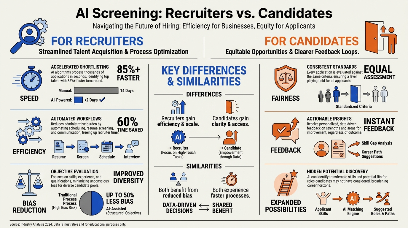 What This Means For You: Recruiters vs. Candidates (TABLE)