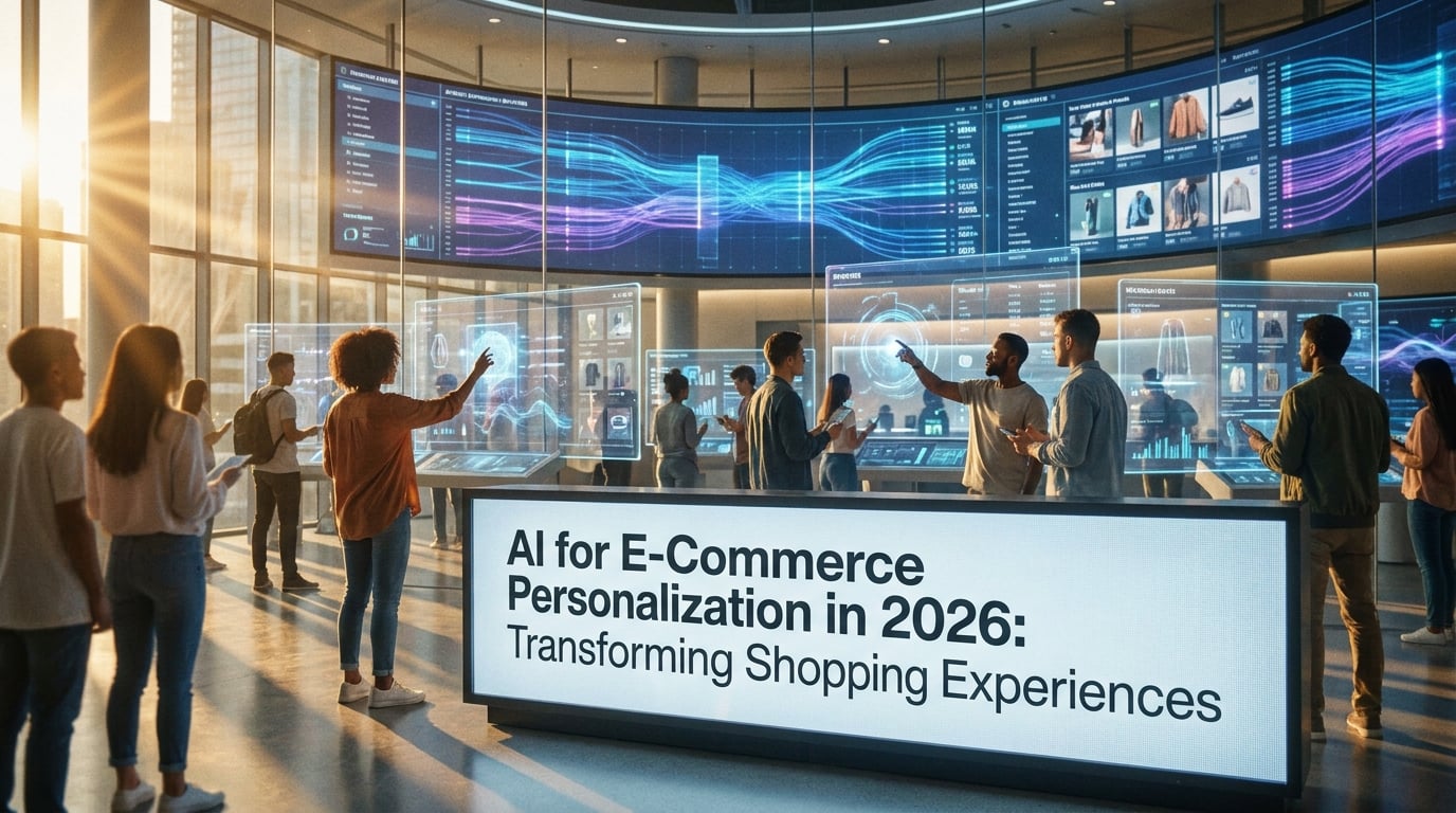 Cover image: AI for E-Commerce Personalization in 2026: Transforming Shopping Experiences