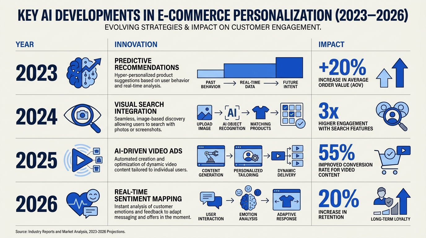 Key Developments in AI for Personalization (TABLE)