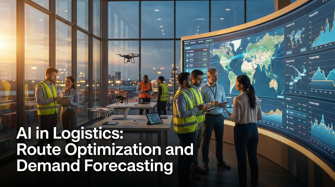 Cover image: AI in Logistics: Route Optimization and Demand Forecasting