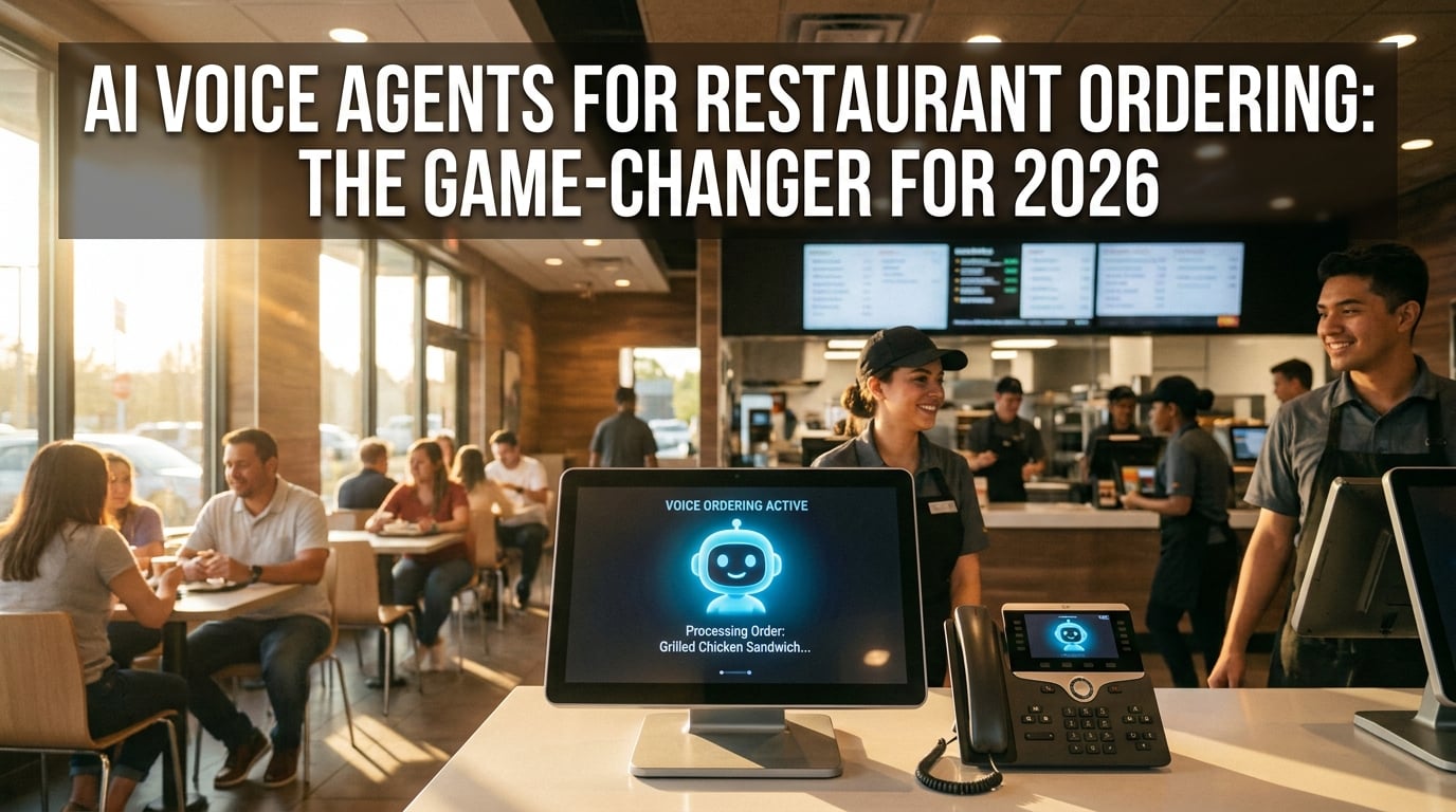 Cover image: AI Voice Agents for Restaurant Ordering: The Game-Changer for 2026