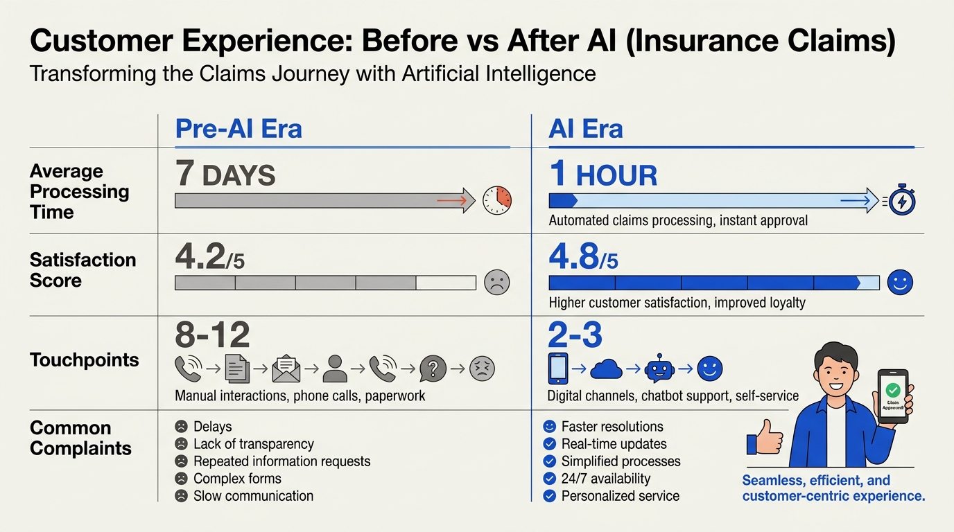 Customer Experience Before & After AI (TABLE)