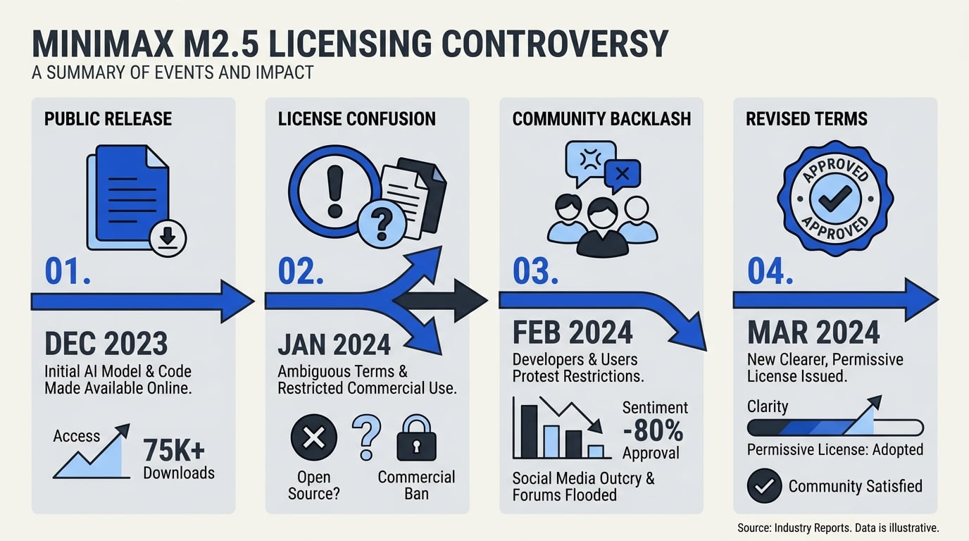 Case Study: The MiniMax M2.5 Licensing Controversy