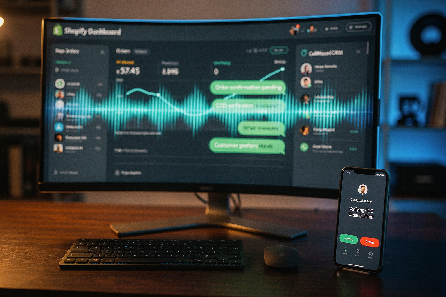 Cover image: Beyond the Chatbot: How CallMissed.com Fuses Voice AI and WhatsApp Automation for Shopify Stores