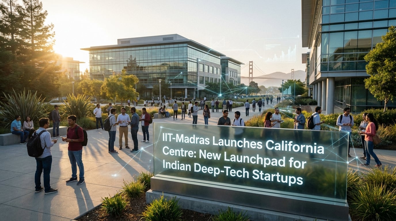 Cover image: IIT-Madras Launches California Centre: New Launchpad for Indian Deep-Tech Startups
