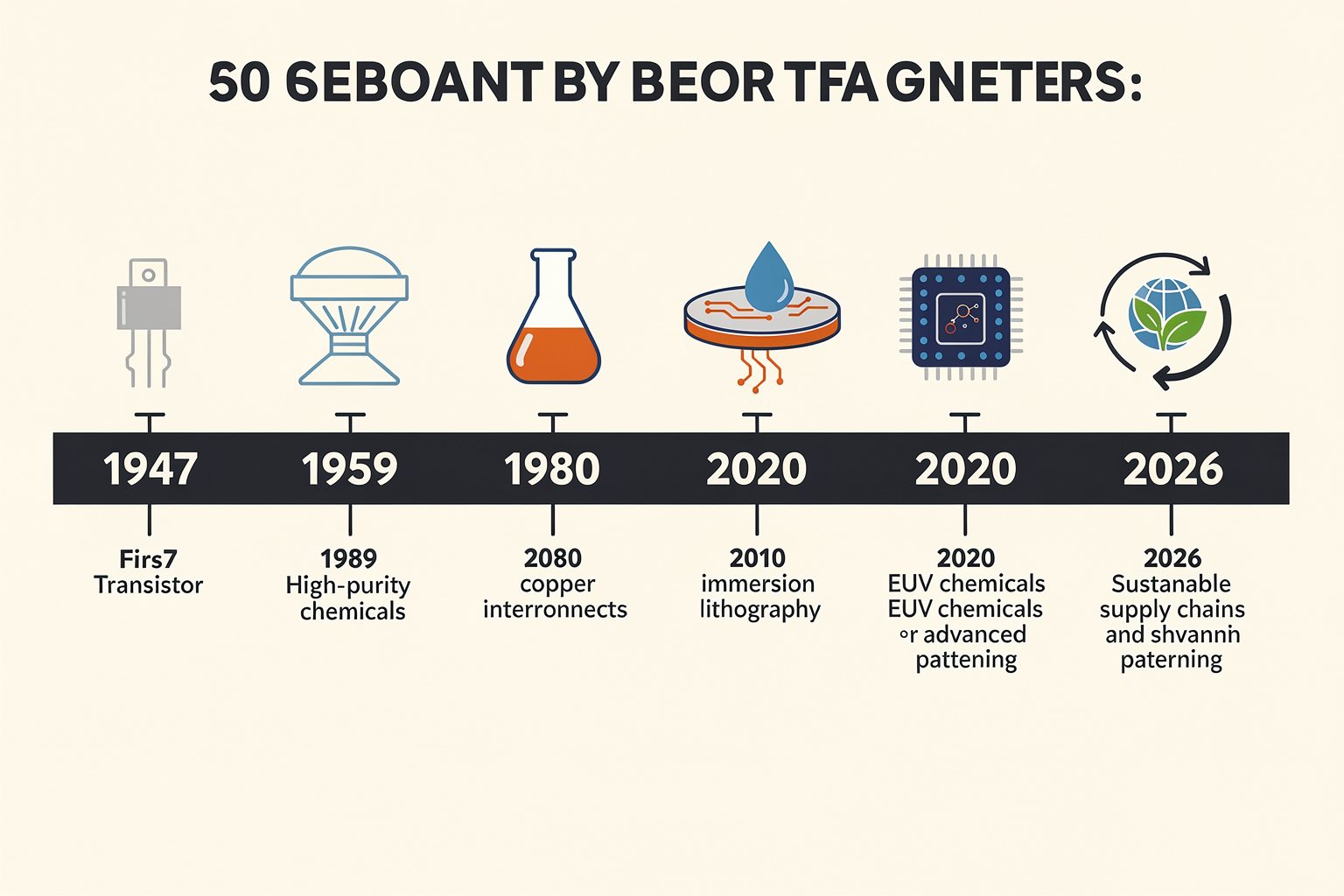 Key Developments in Semiconductor Chemicals Over Time (TABLE)