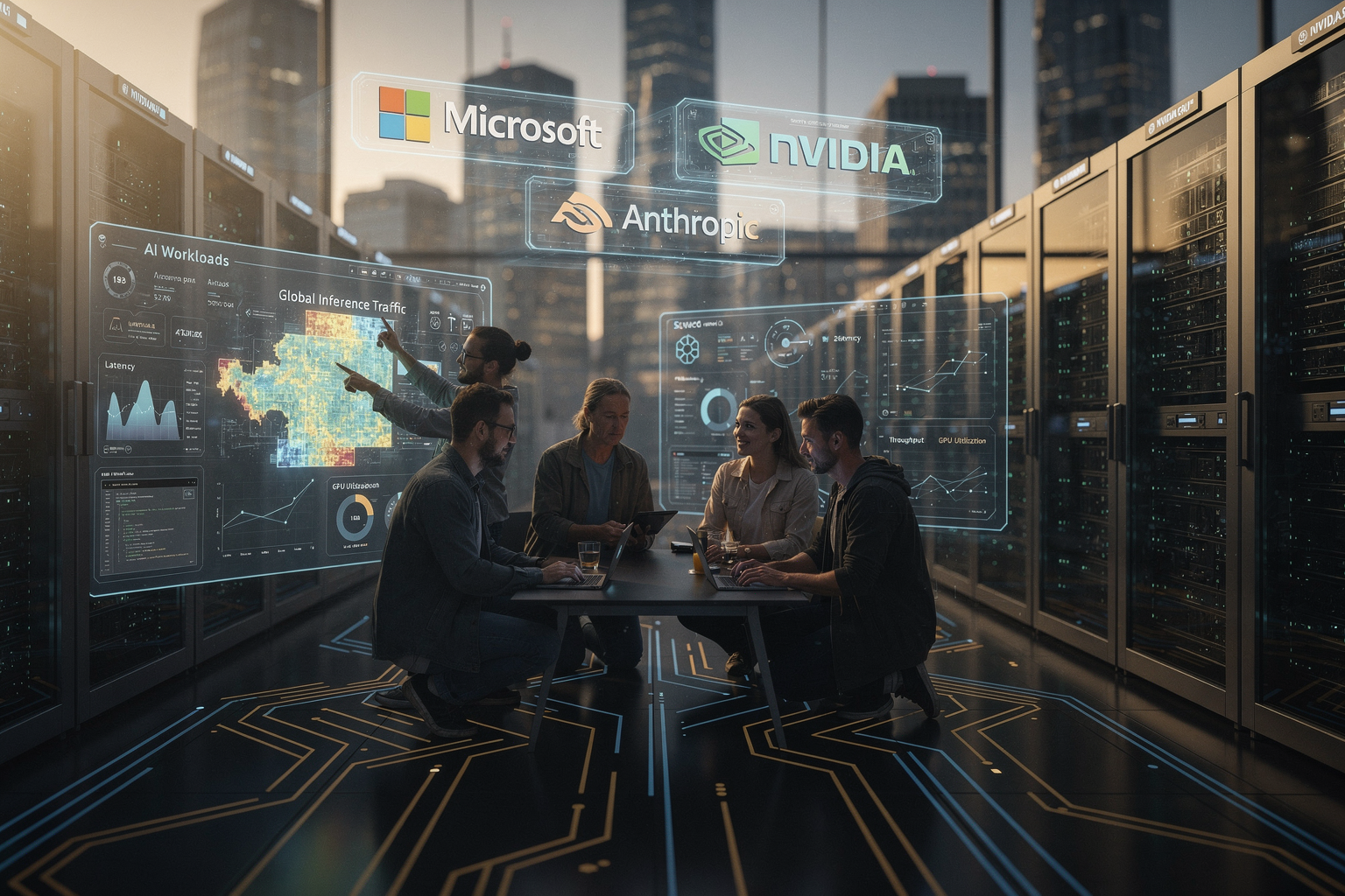 Cover image: Microsoft, Nvidia, and Anthropic Forge AI Mega-Alliance: Scaling Claude and Next-Gen Compute