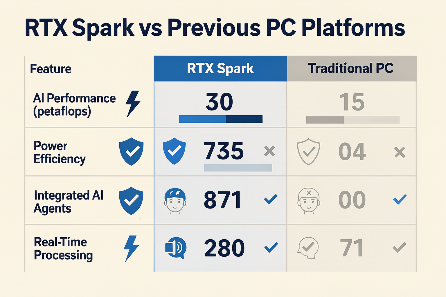 Major Features & Benchmark Comparisons (TABLE)