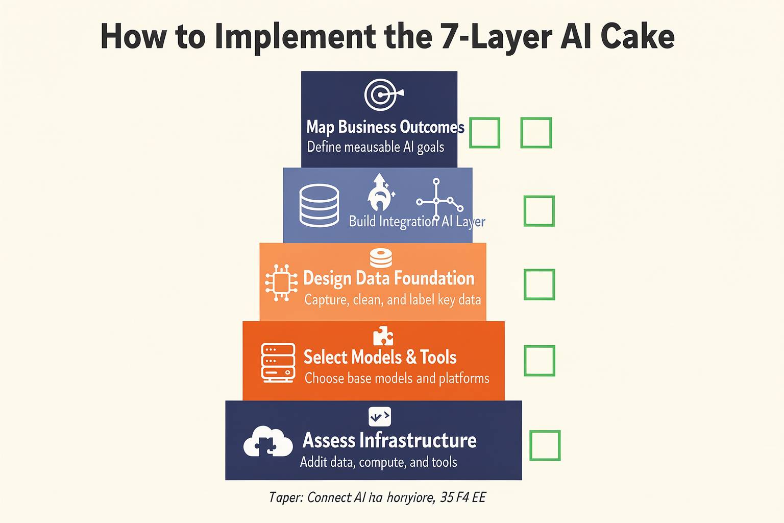What This Means For You: Adopting the 7-Layer AI Cake (TABLE)