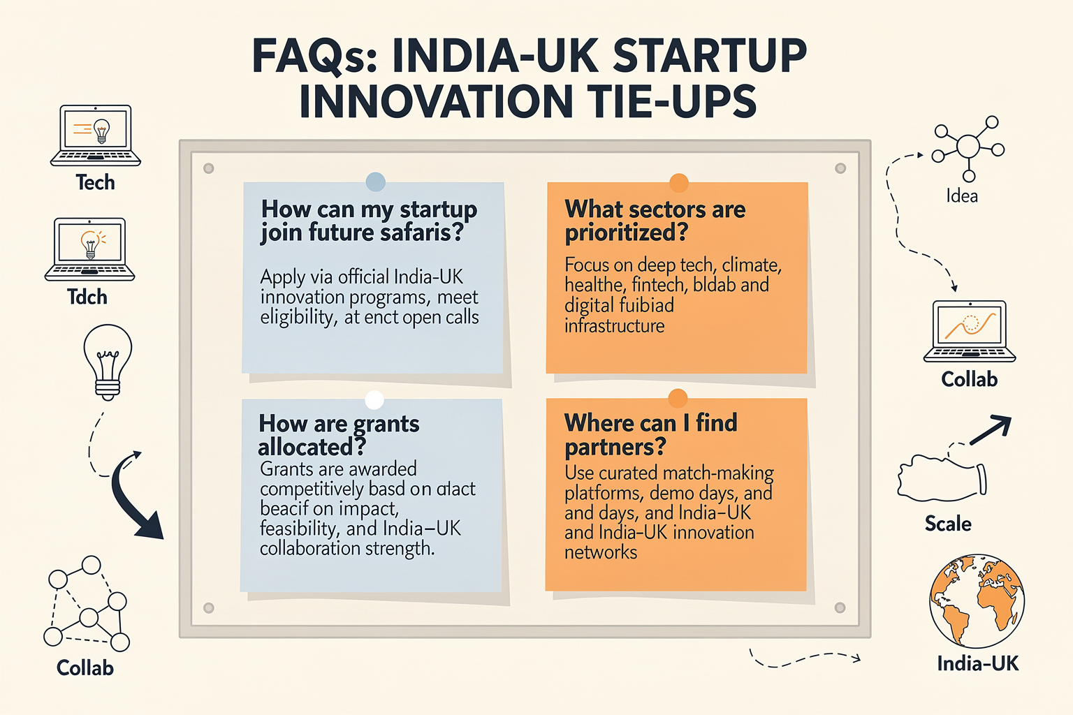 Frequently Asked Questions: India-UK Startup Innovation Tie-Ups