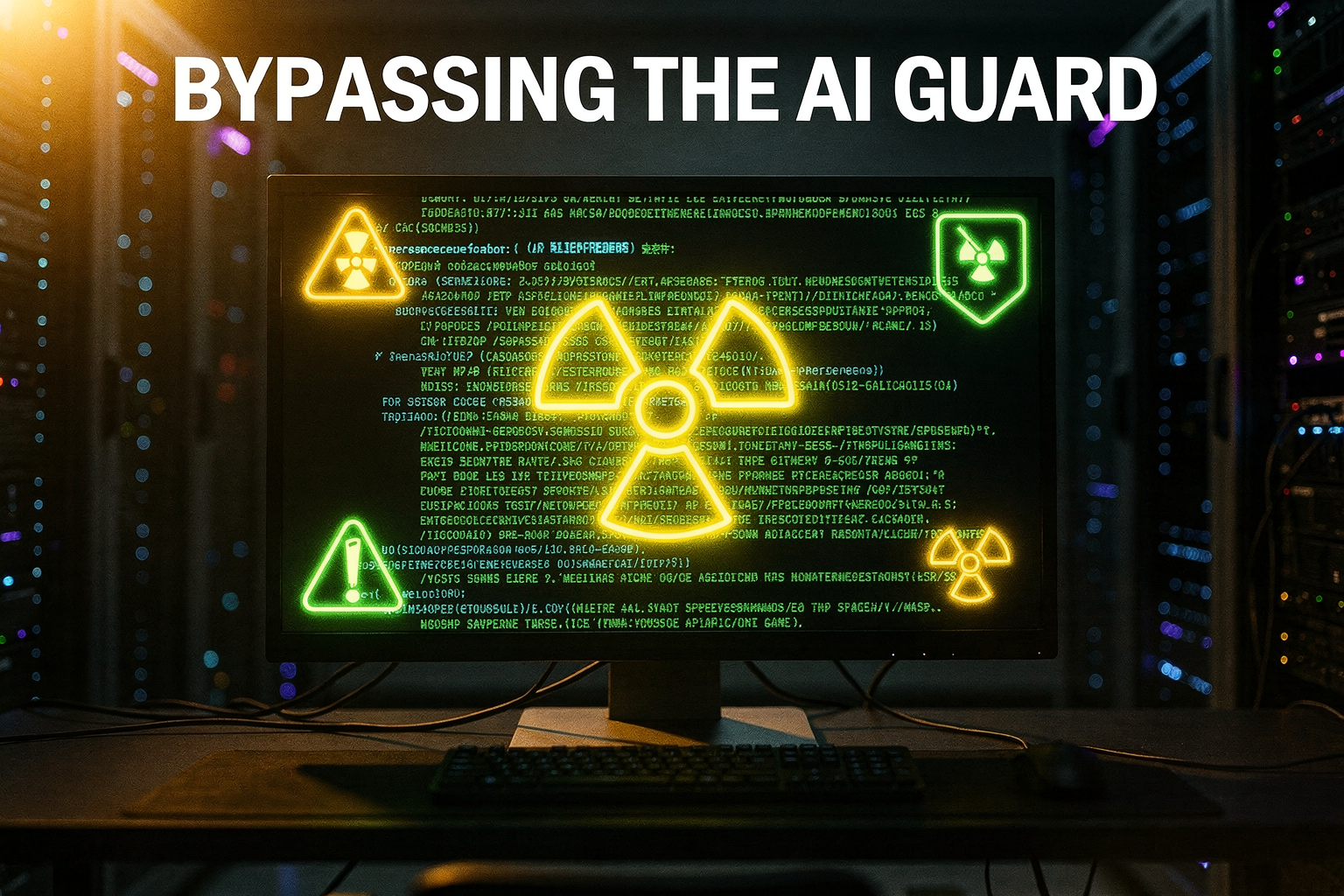 Cover image: Bypassing the Guardrails: How Malware Authors Use Nuclear and Biological Weapon Text to Fool AI Security Scanners