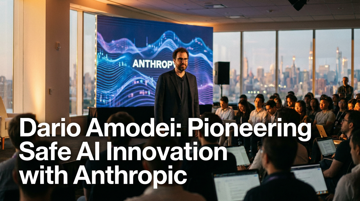 Cover image: Dario Amodei: Pioneering Safe AI Innovation with Anthropic
