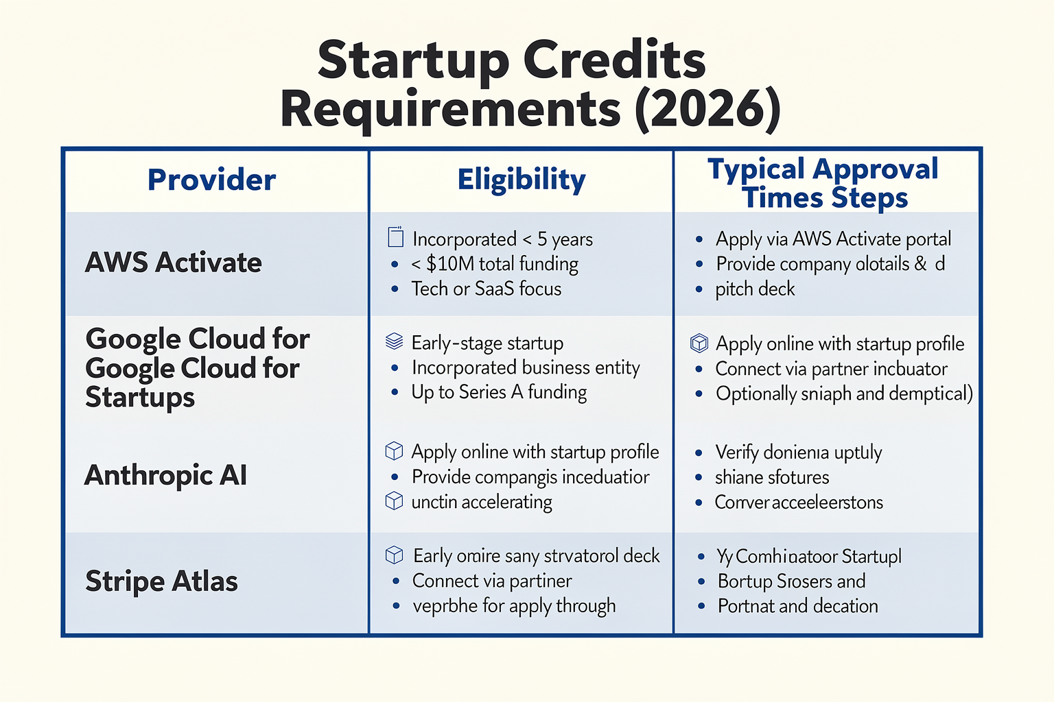 Prerequisites & Setup (TABLE)