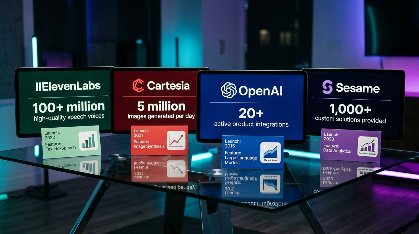 Meet the Contenders: ElevenLabs, Cartesia, OpenAI, and Sesame