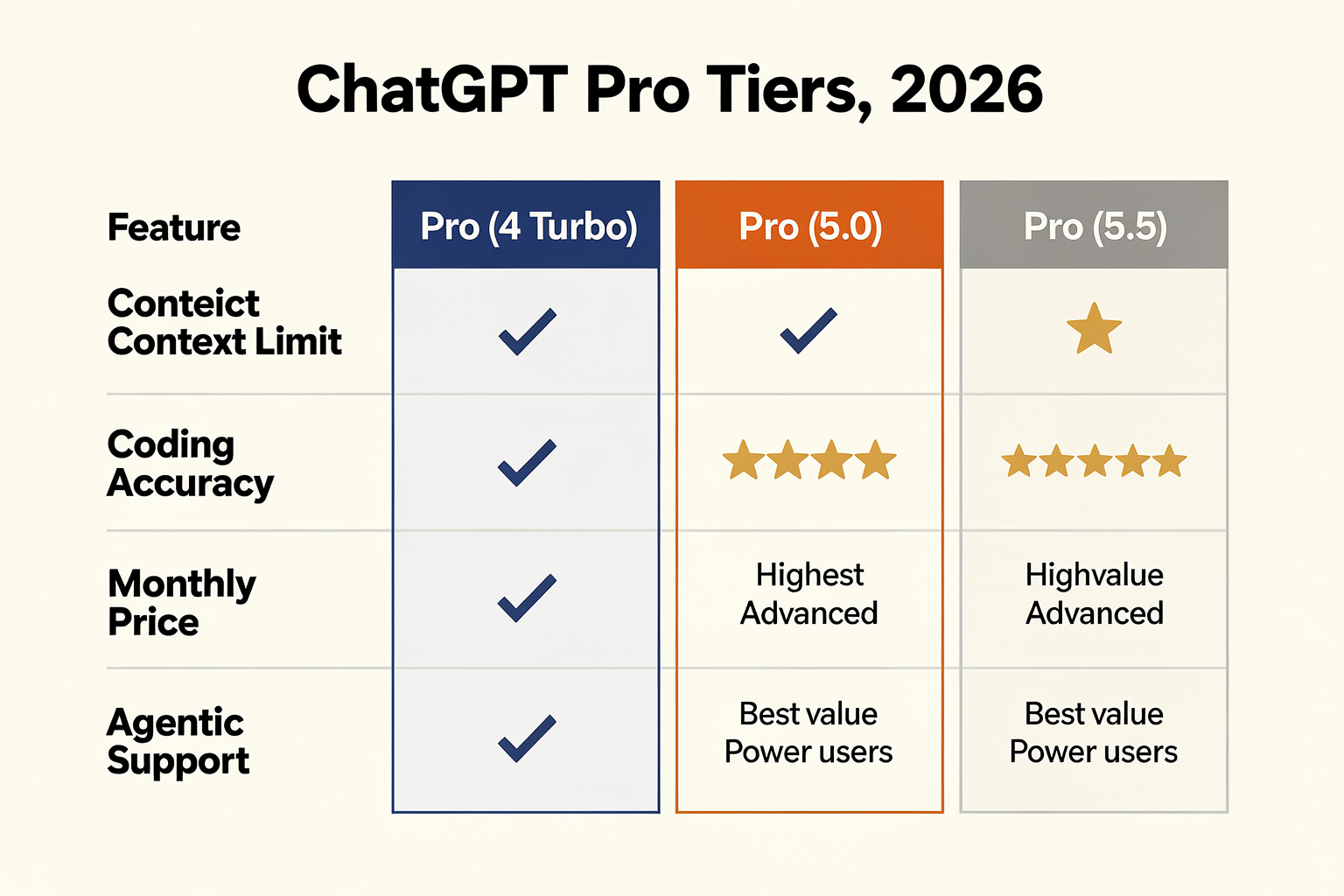Comparing Pro Tiers: Is GPT-5.5 Pro Worth It? (TABLE)