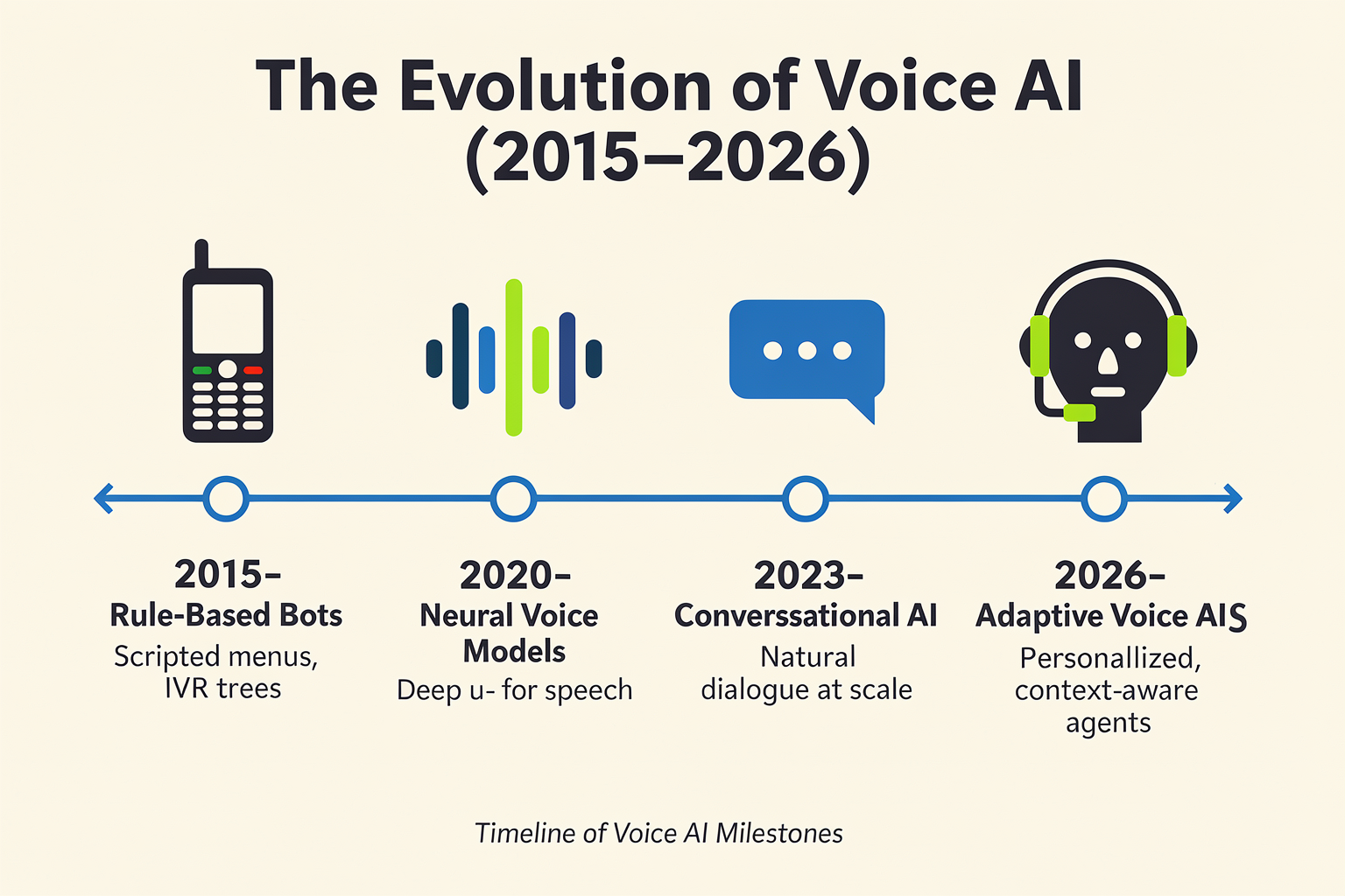 The Evolution of Voice AI: From Scripted Bots to Smart Agents