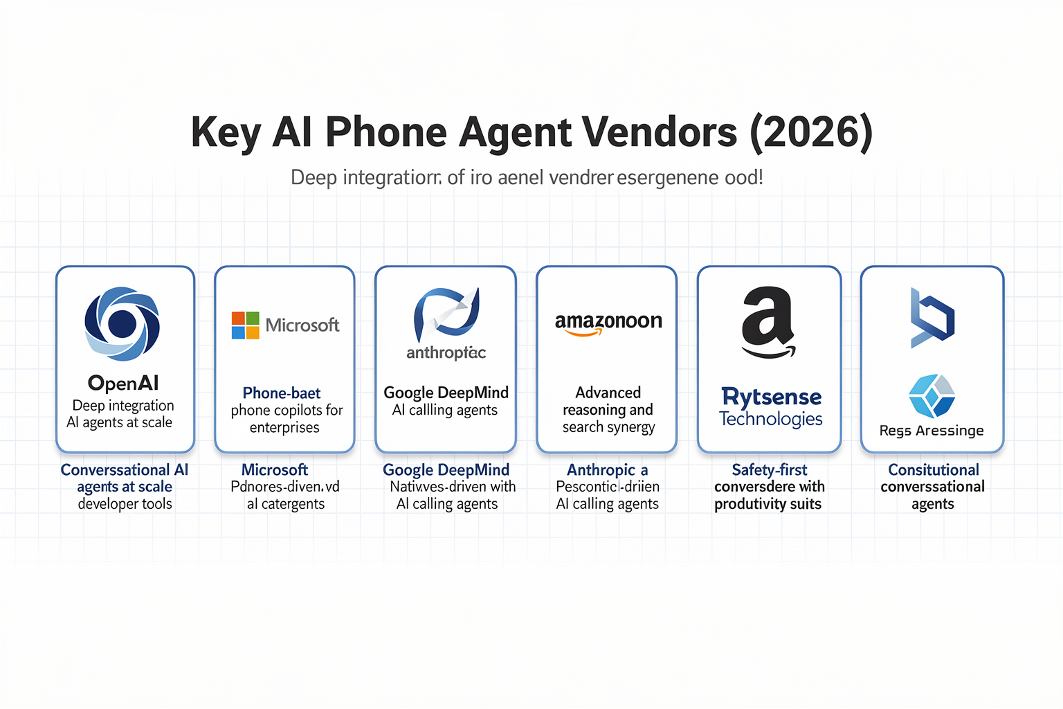 Key Vendors Shaping the AI Phone Agent Landscape