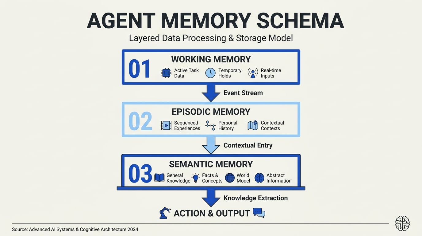 Schema Deep Dive: How Working, Episodic, and Semantic Memory Connect