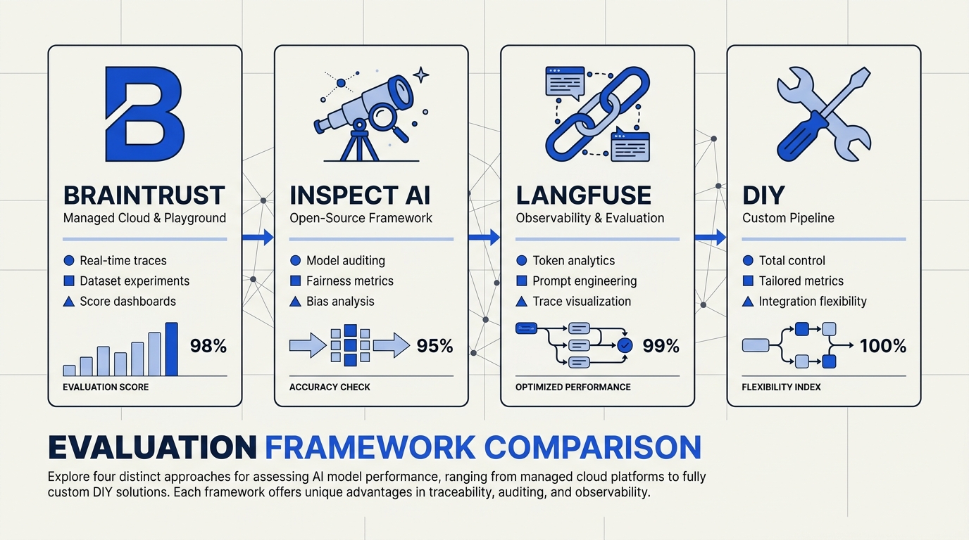 Overview of the Options: Braintrust, Inspect, Langfuse, and DIY