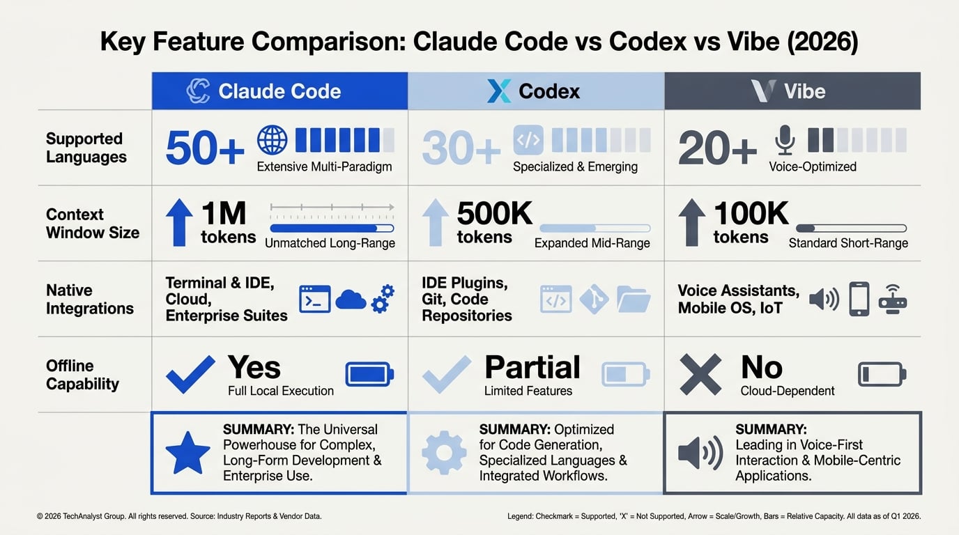 Feature Comparison (TABLE)