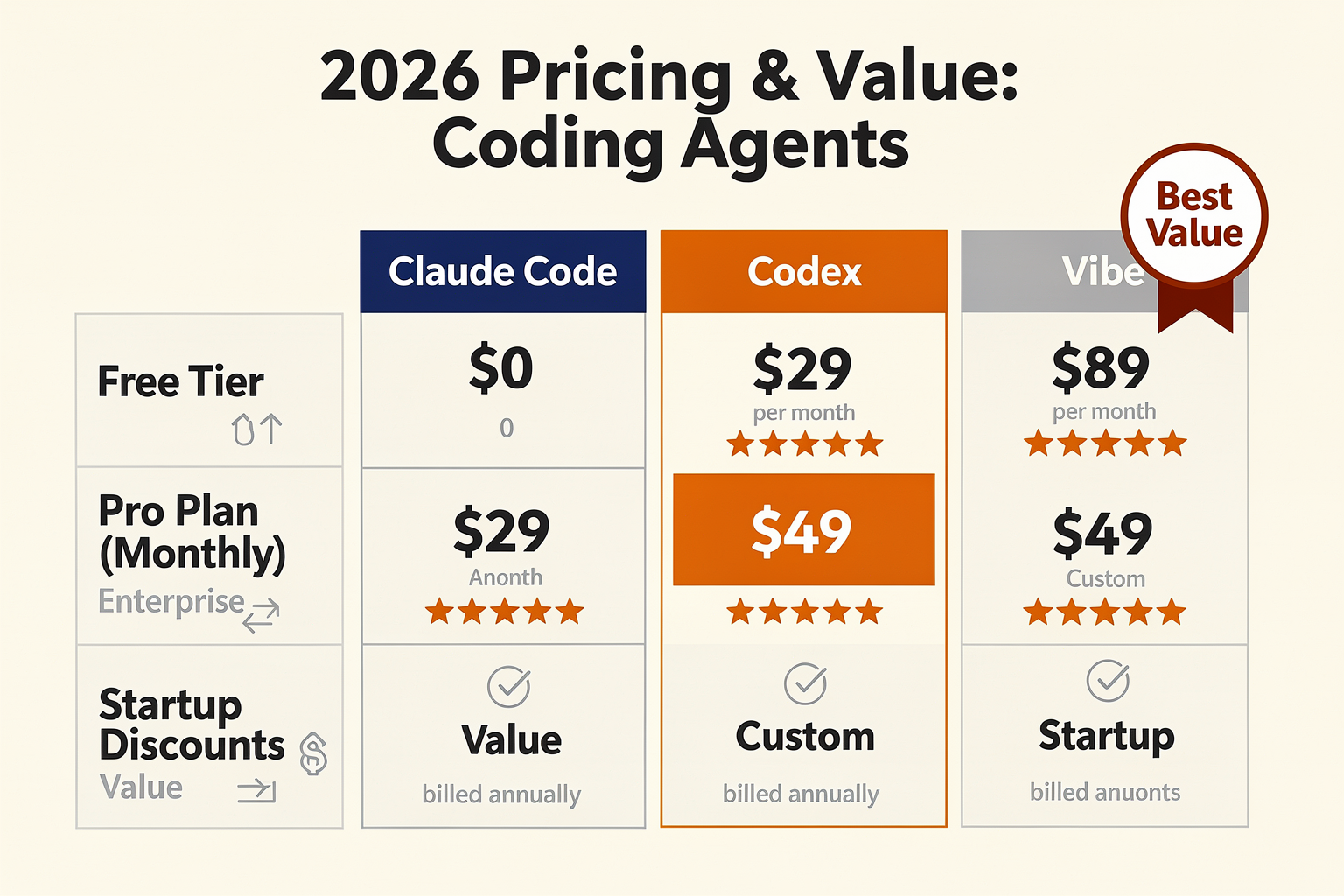 Pricing & Value (TABLE)
