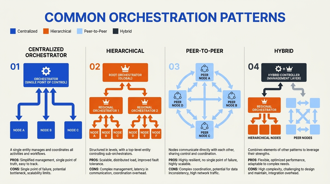 Architectural Patterns for Multi-Agent Orchestration