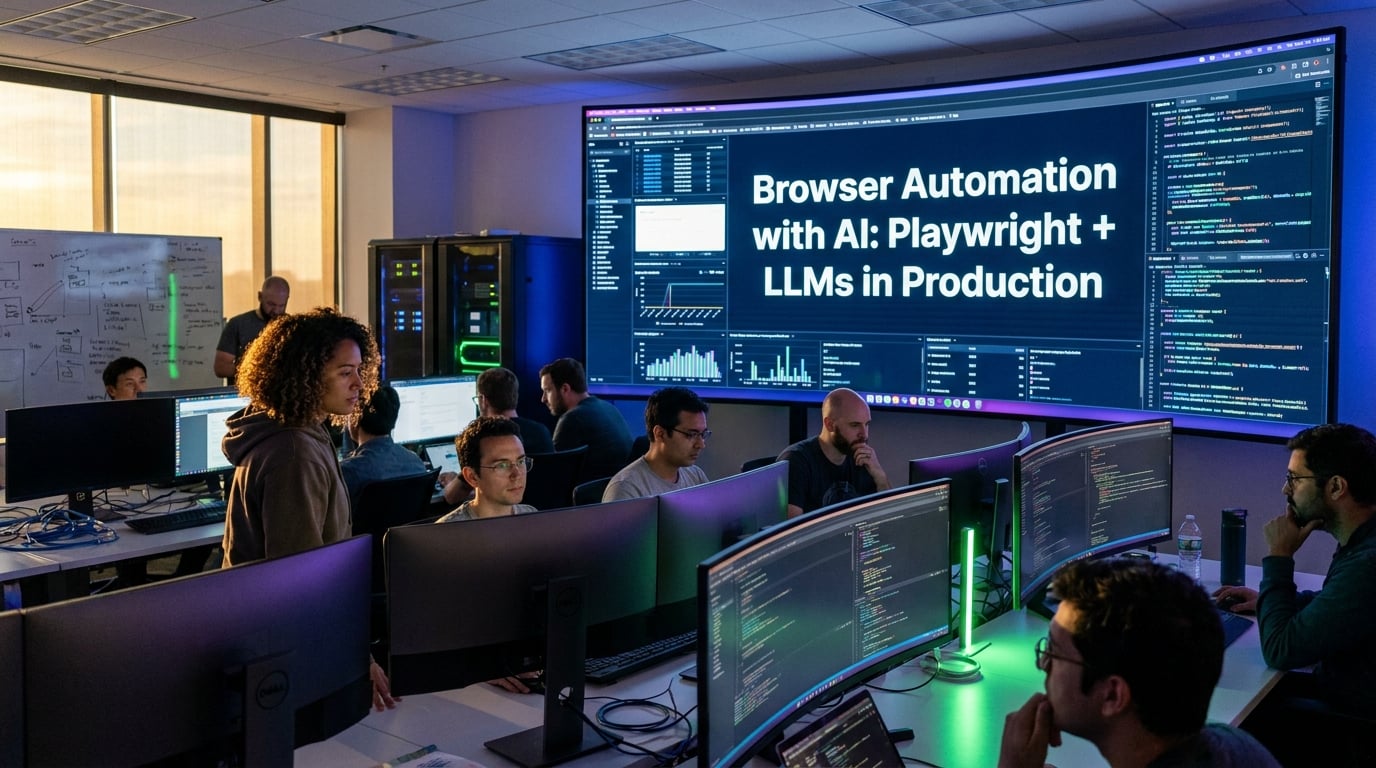 Cover image: Browser Automation with AI: Playwright + LLMs in Production
