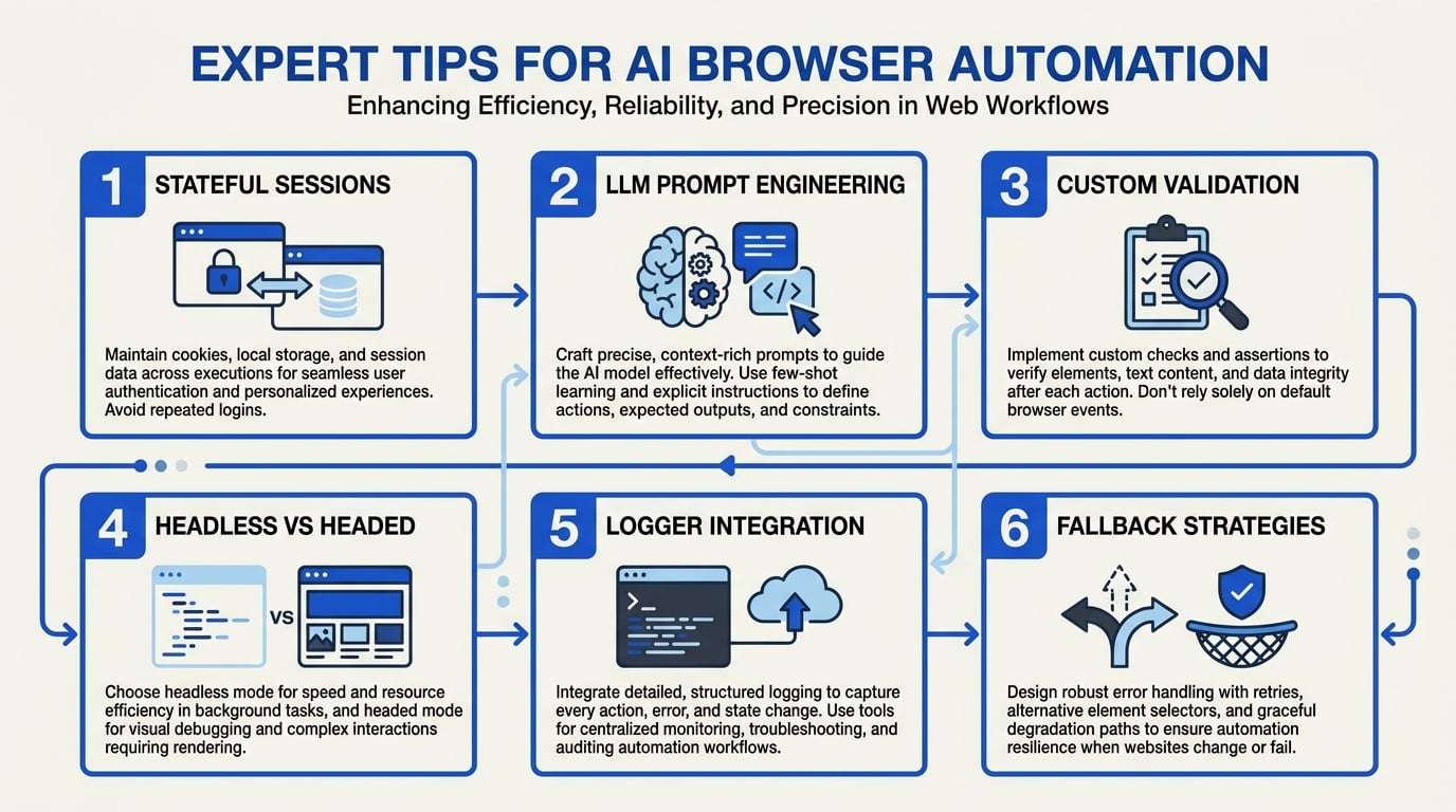 Advanced Tips & Tricks for Robust AI Automation (TABLE)