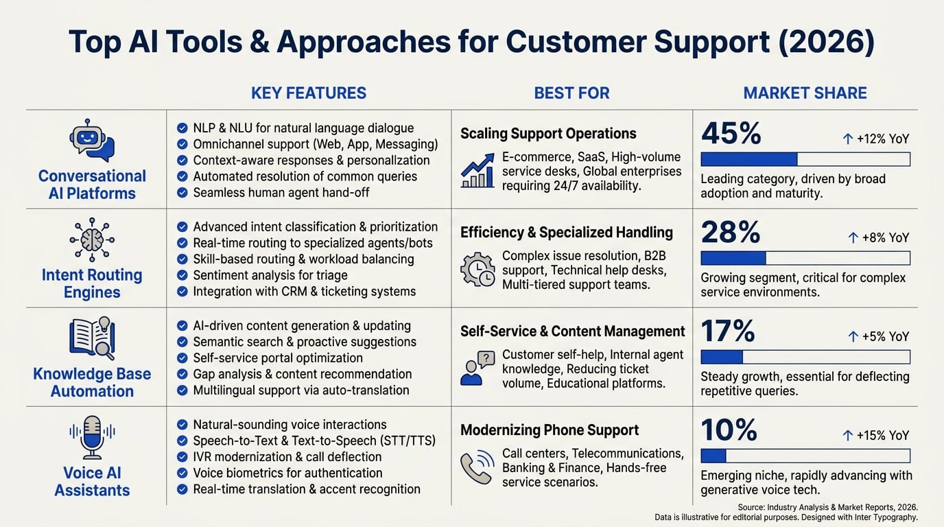 Comparing AI Solutions: Top Tools & Approaches (TABLE)