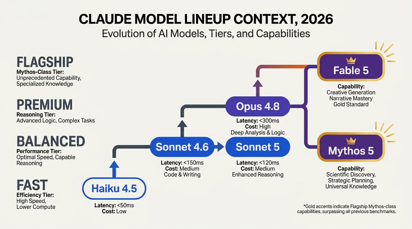 Background & Context: Where Sonnet 5 and Fable 5 Fit in the Claude Lineup