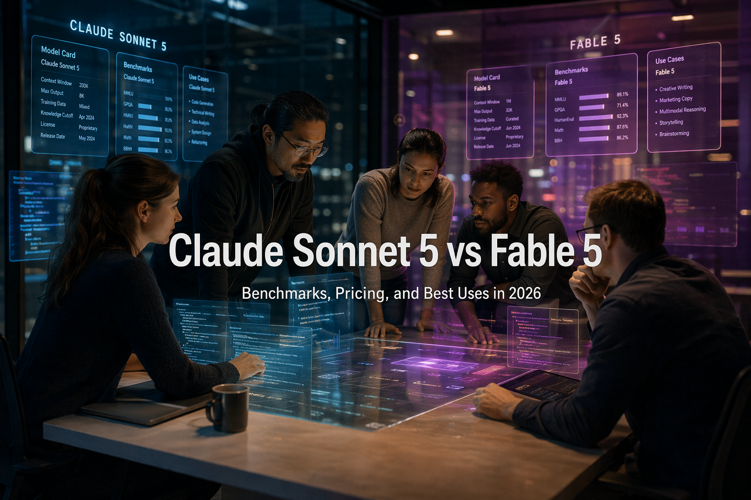 Claude Sonnet 5 vs Fable 5: Benchmarks, Pricing, and Best Uses in 2026
