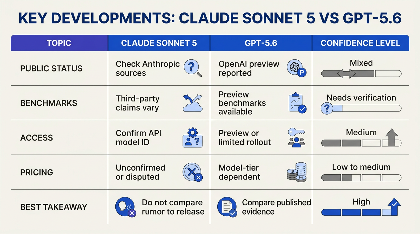 Key Developments (TABLE)