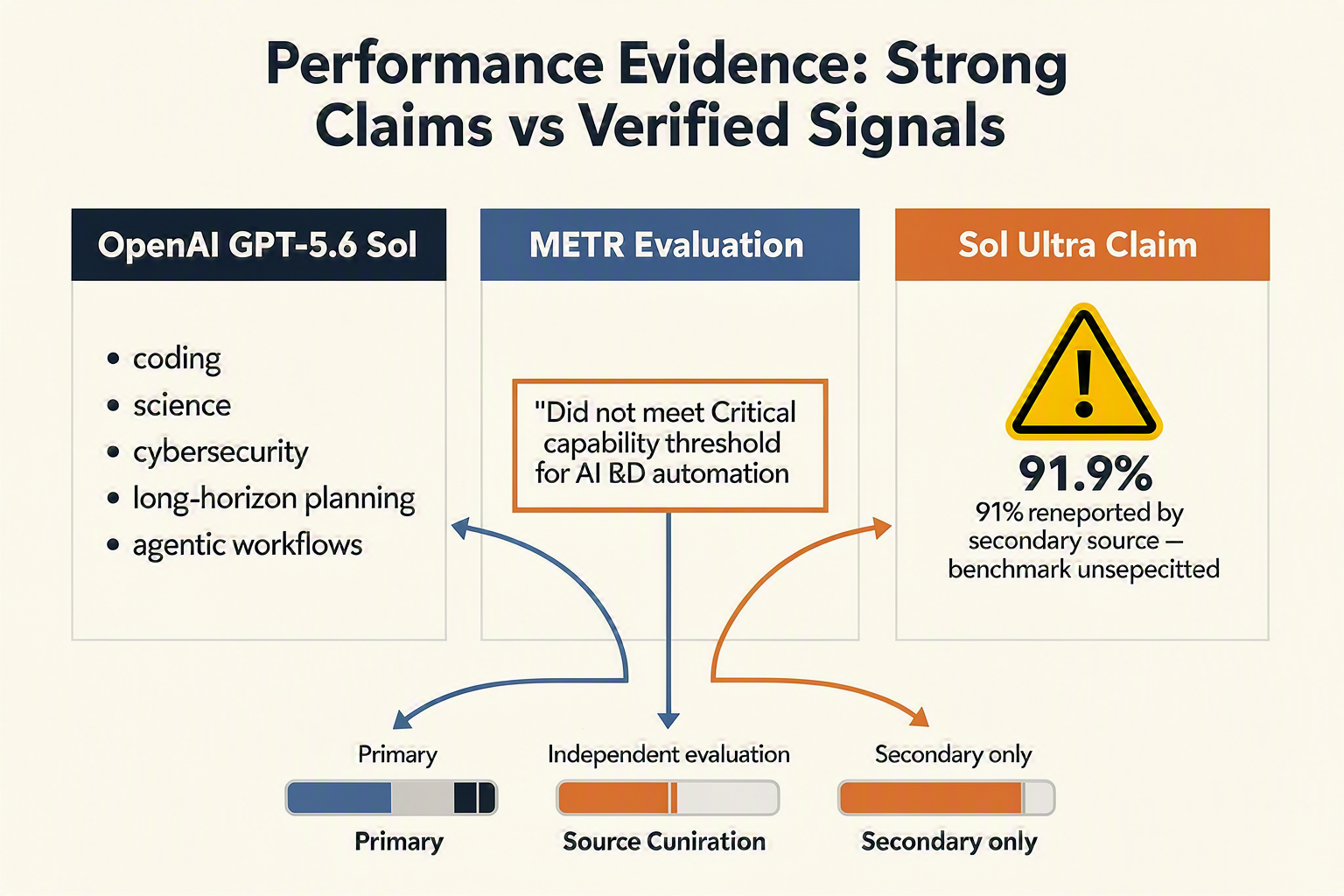 Performance Analysis: Benchmarks, METR Findings, and Reliability Signals