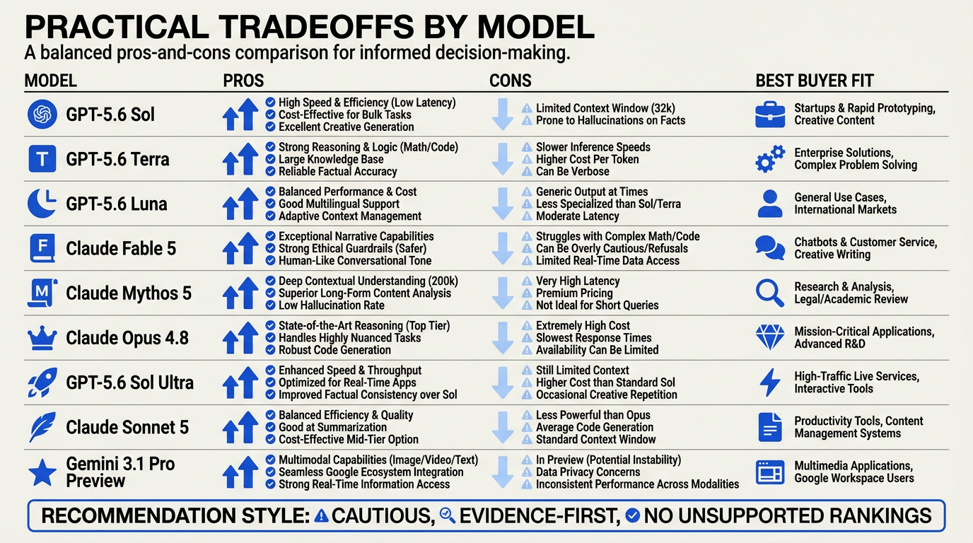 Pros and Cons (TABLE)