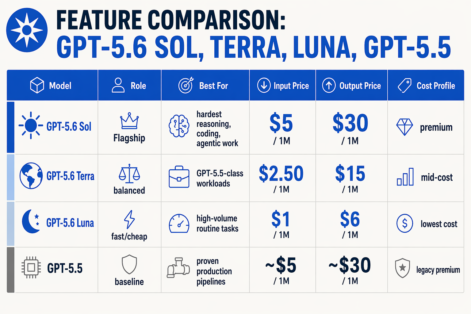 Feature Comparison (TABLE)