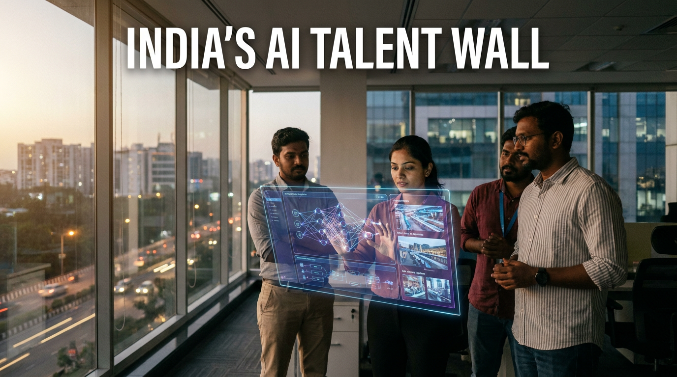 Cover image: India's AI Hiring Boom Hits a Talent Wall: Navigating the 83% GenAI Skills Gap