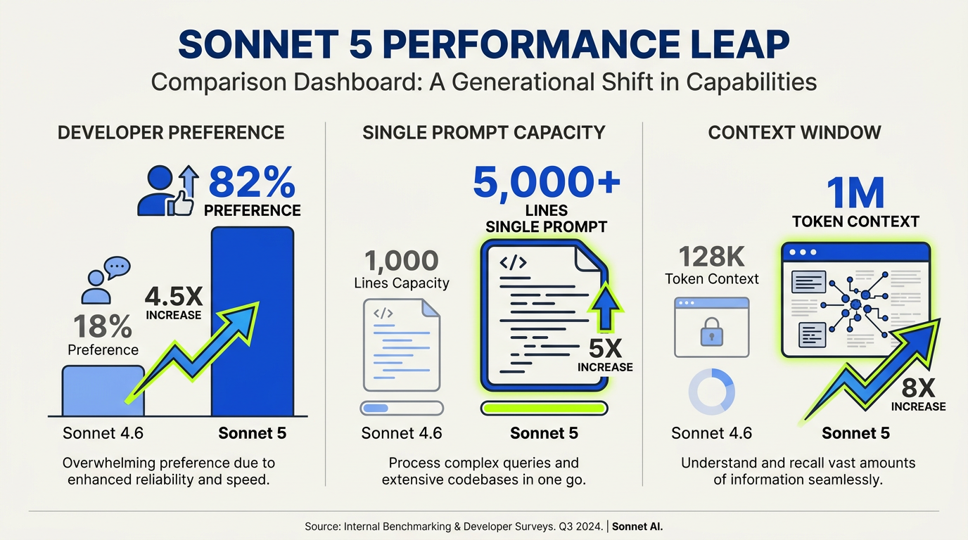 Key Developments: Claude Sonnet 5 vs. Previous Models (TABLE)