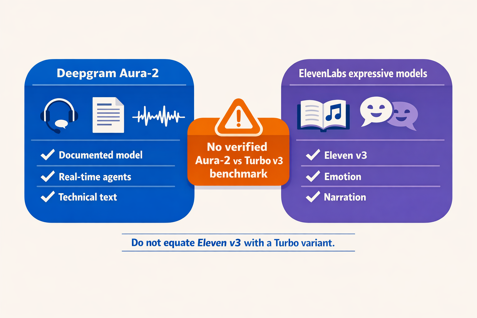 Create a side-by-side editorial verdict infographic with two large rounded cards