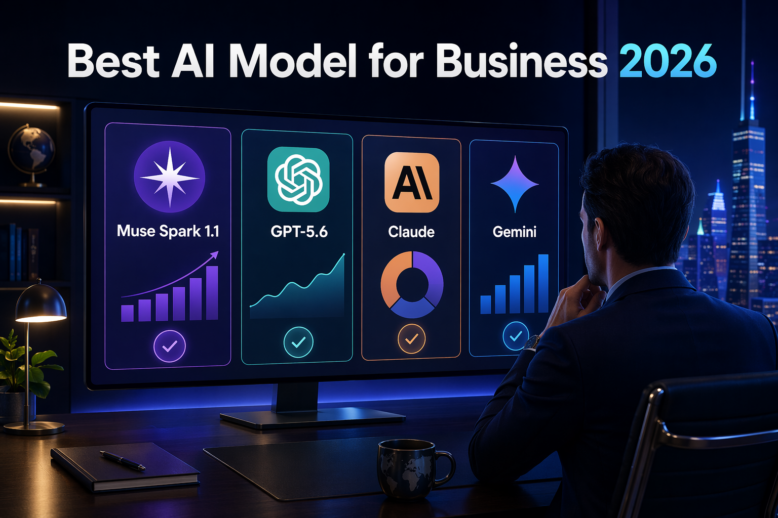 Best AI Model for Business 2026: Muse Spark 1.1 vs GPT-5.6 vs Claude vs Gemini