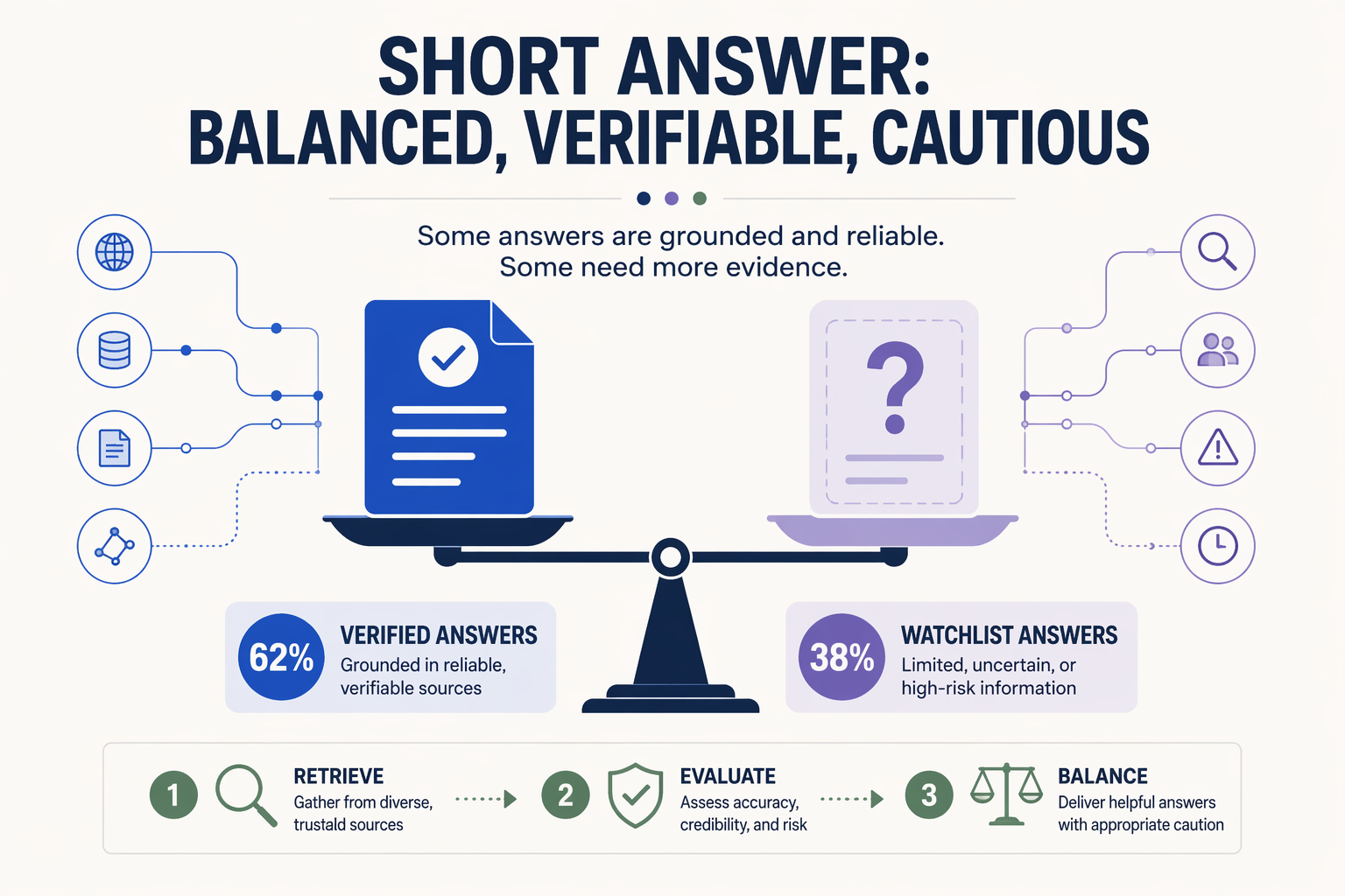 Design a verdict-first side-by-side infographic titled July 8, 2026 Verdict